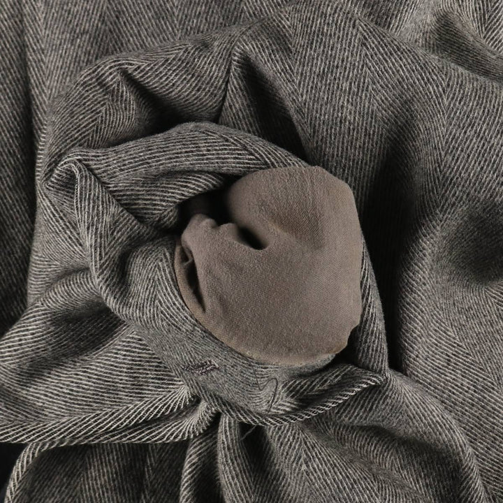 Burberry's Herringbone Balmacaan Coat, Men's S Size /evb010080