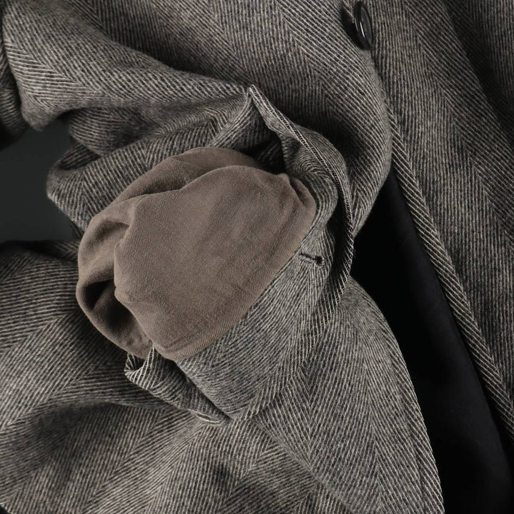 Burberry's Herringbone Balmacaan Coat, Men's S Size /evb010080