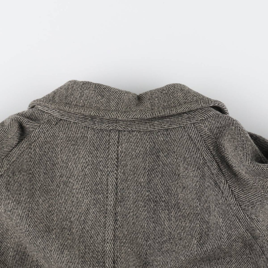 Burberry's Herringbone Balmacaan Coat, Men's S Size /evb010080