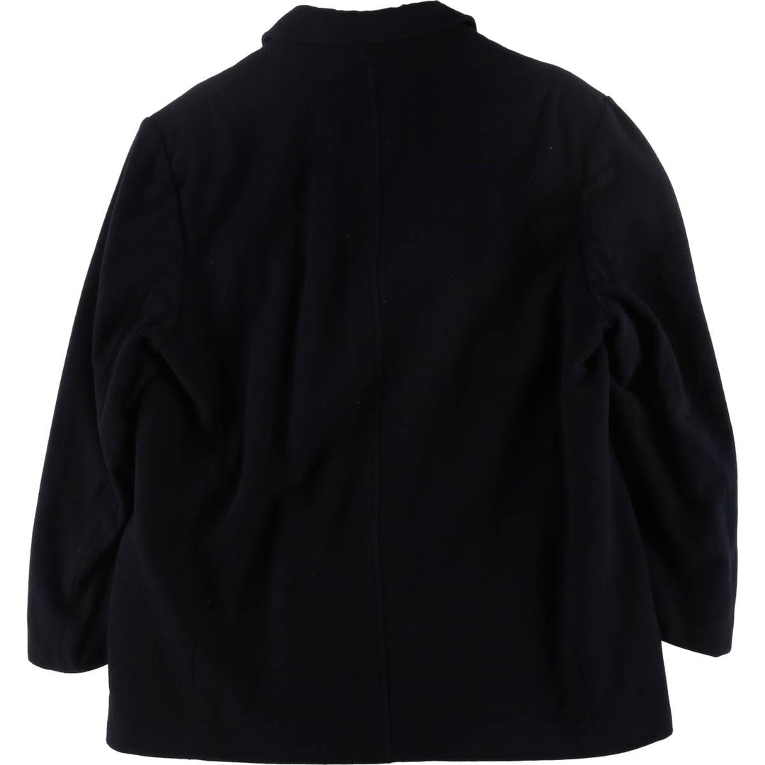 Burberry's double-breasted wool half coat made in Spain, men's size L /evb010089