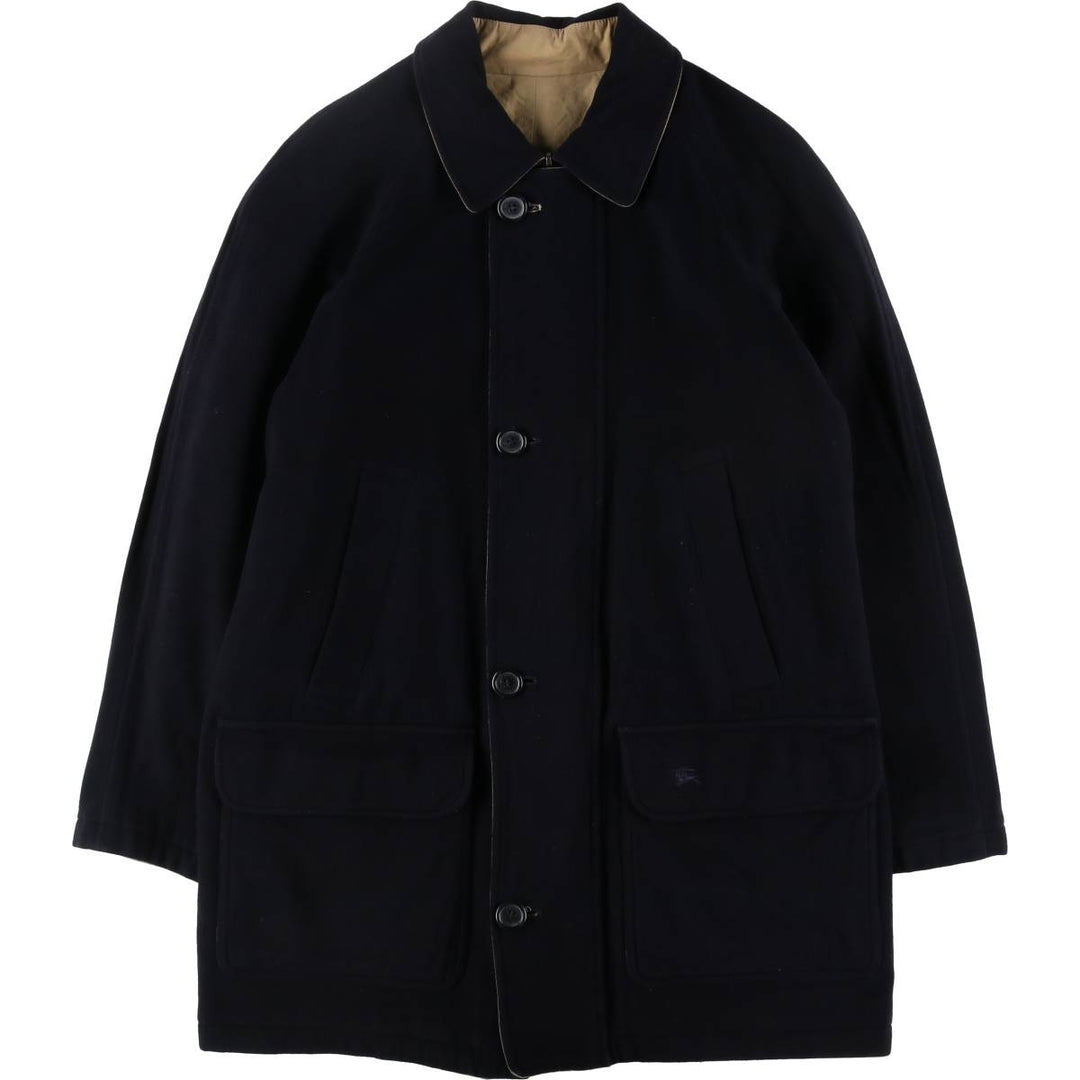 Burberry's wool half coat made in Spain, men's size L /evb010091