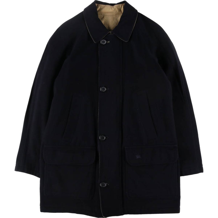 Burberry's wool half coat made in Spain, men's size L /evb010091