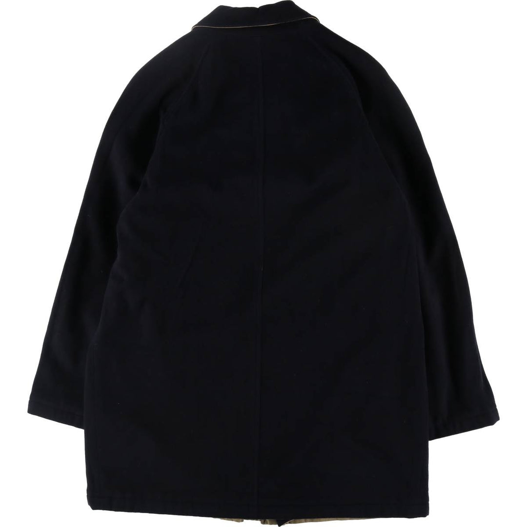 Burberry's wool half coat made in Spain, men's size L /evb010091