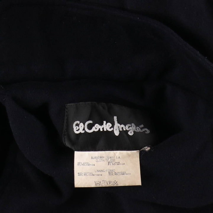 Burberry's wool half coat made in Spain, men's size L /evb010091