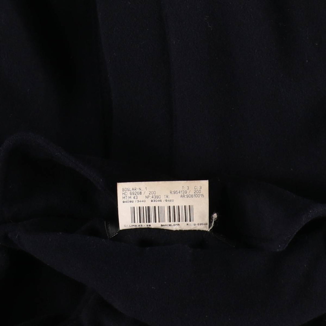 Burberry's wool half coat made in Spain, men's size L /evb010091