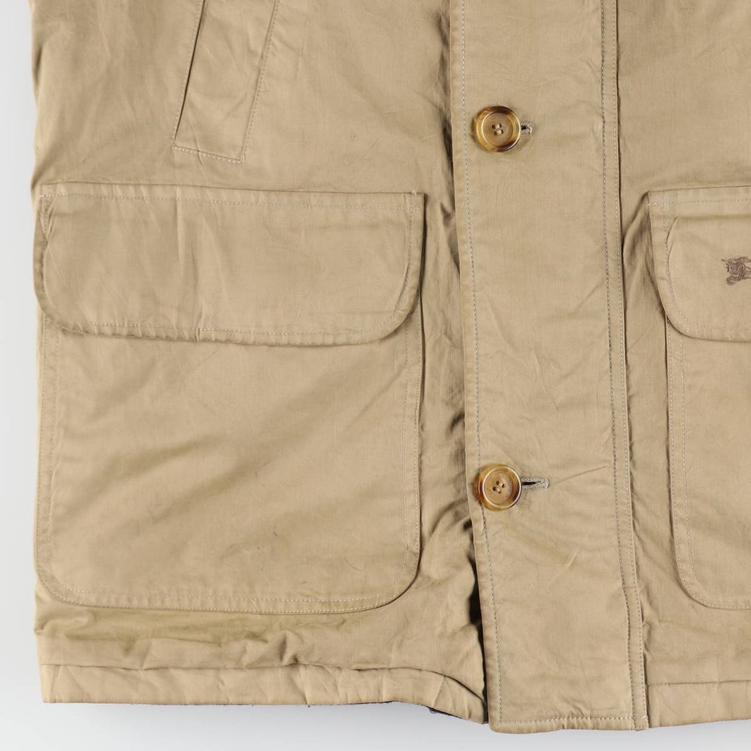 Burberry's wool half coat made in Spain, men's size L /evb010091