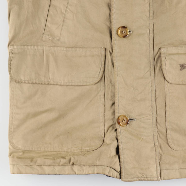 Burberry's wool half coat made in Spain, men's size L /evb010091