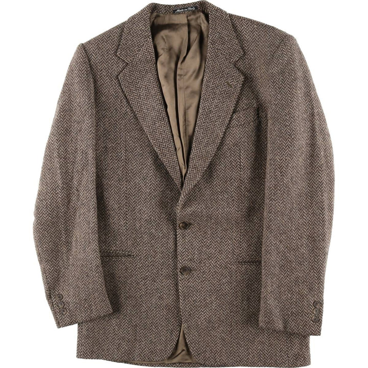 Valentino VALENTINO UOMO Herringbone Wool Tailored Jacket Made in Italy Men's L size /evb010099