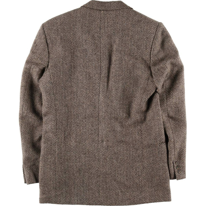 Valentino VALENTINO UOMO Herringbone Wool Tailored Jacket Made in Italy Men's L size /evb010099