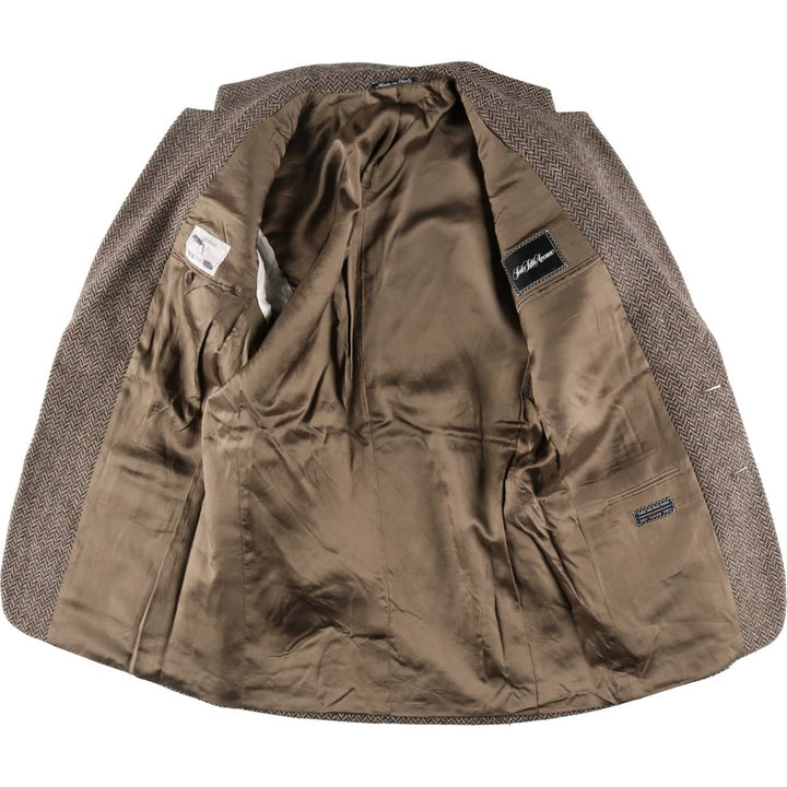 Valentino VALENTINO UOMO Herringbone Wool Tailored Jacket Made in Italy Men's L size /evb010099