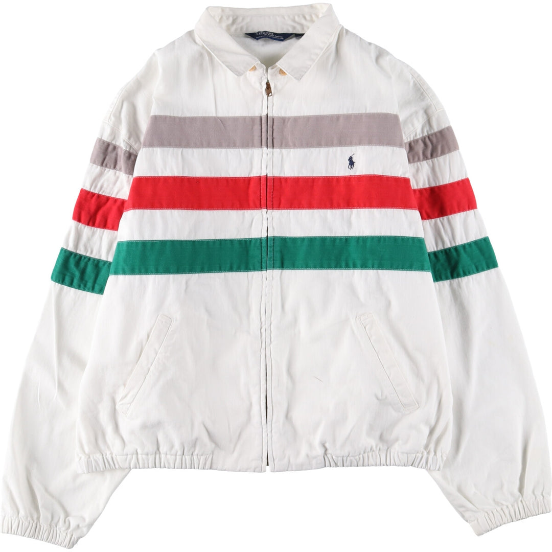 90'S POLO by Ralph Lauren Border Pattern Swing Top Sports Jacket Made in USA Men's XL /evb010125