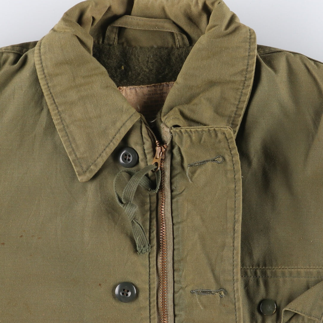 Authentic US military item, 1970'S A-2 military deck jacket, made in USA, MEDIUM (38-40), equivalent to men's M, vintage /evb010177