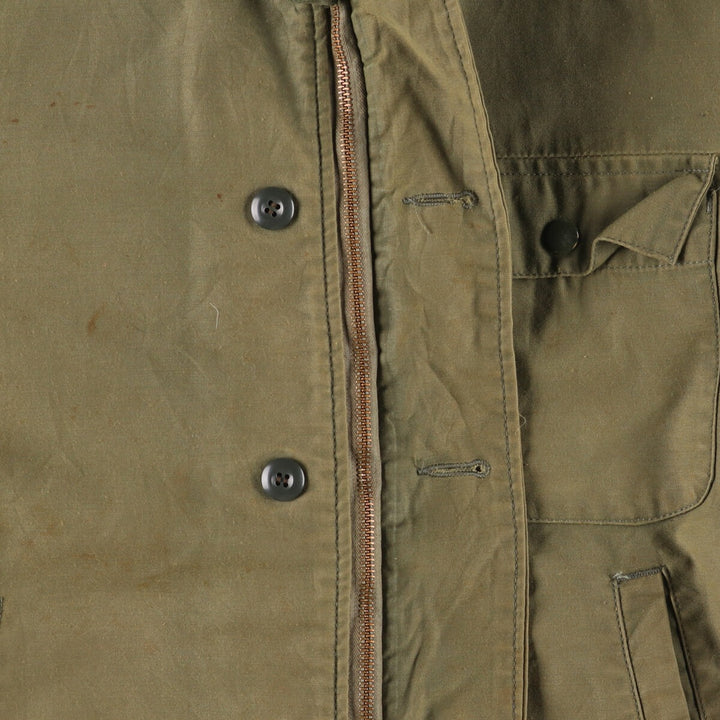 Authentic US military item, 1970'S A-2 military deck jacket, made in USA, MEDIUM (38-40), equivalent to men's M, vintage /evb010177