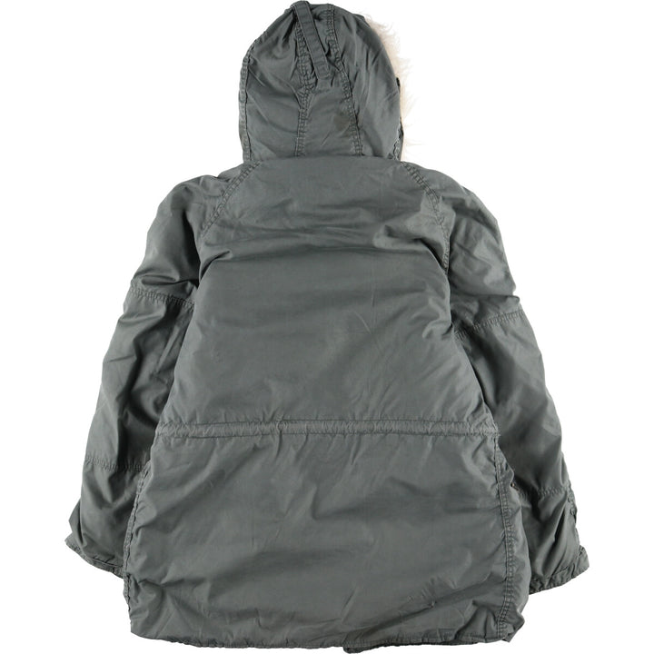 Authentic US military N-3B flight jacket from the 1980s, made in the USA, medium, men's size M, vintage. cotton Khaki type Vintage Second Hand