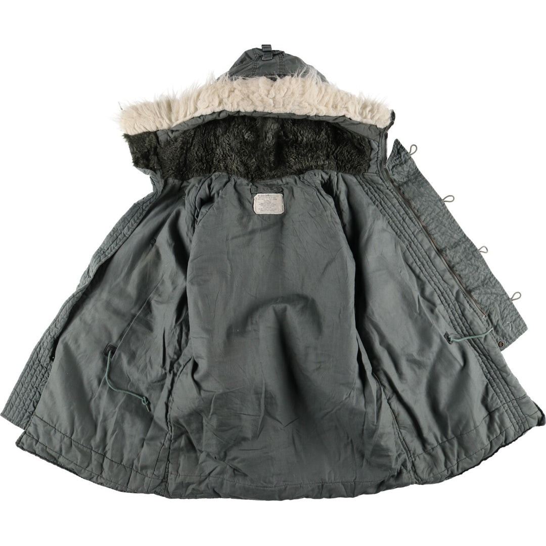 Authentic US military N-3B flight jacket from the 1980s, made in the USA, medium, men's size M, vintage. cotton Khaki type Vintage Second Hand