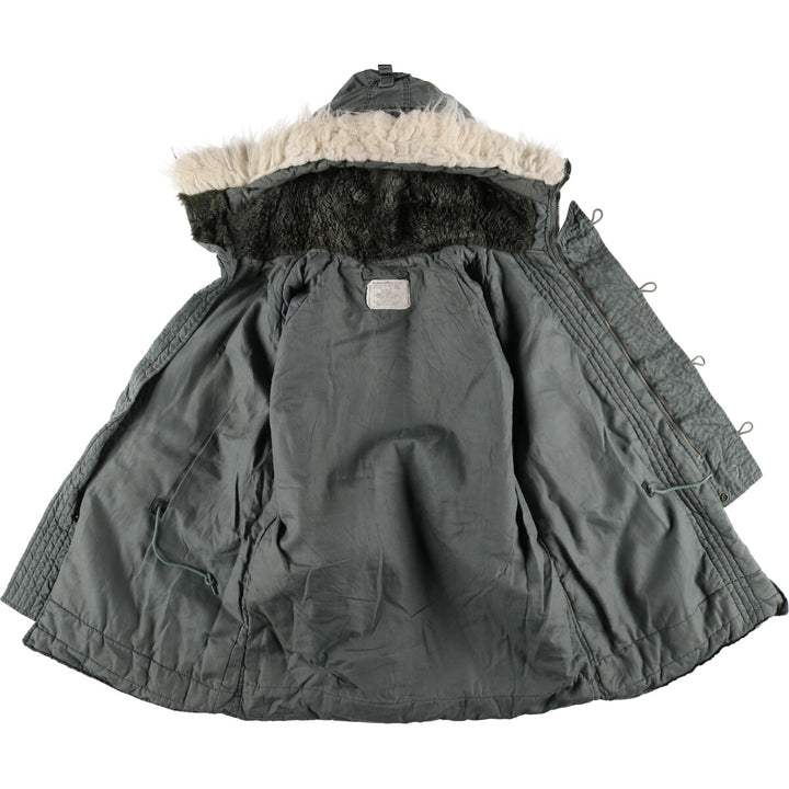 Authentic US military N-3B flight jacket from the 1980s, made in the USA, medium, men's size M, vintage. cotton Khaki type Vintage Second Hand