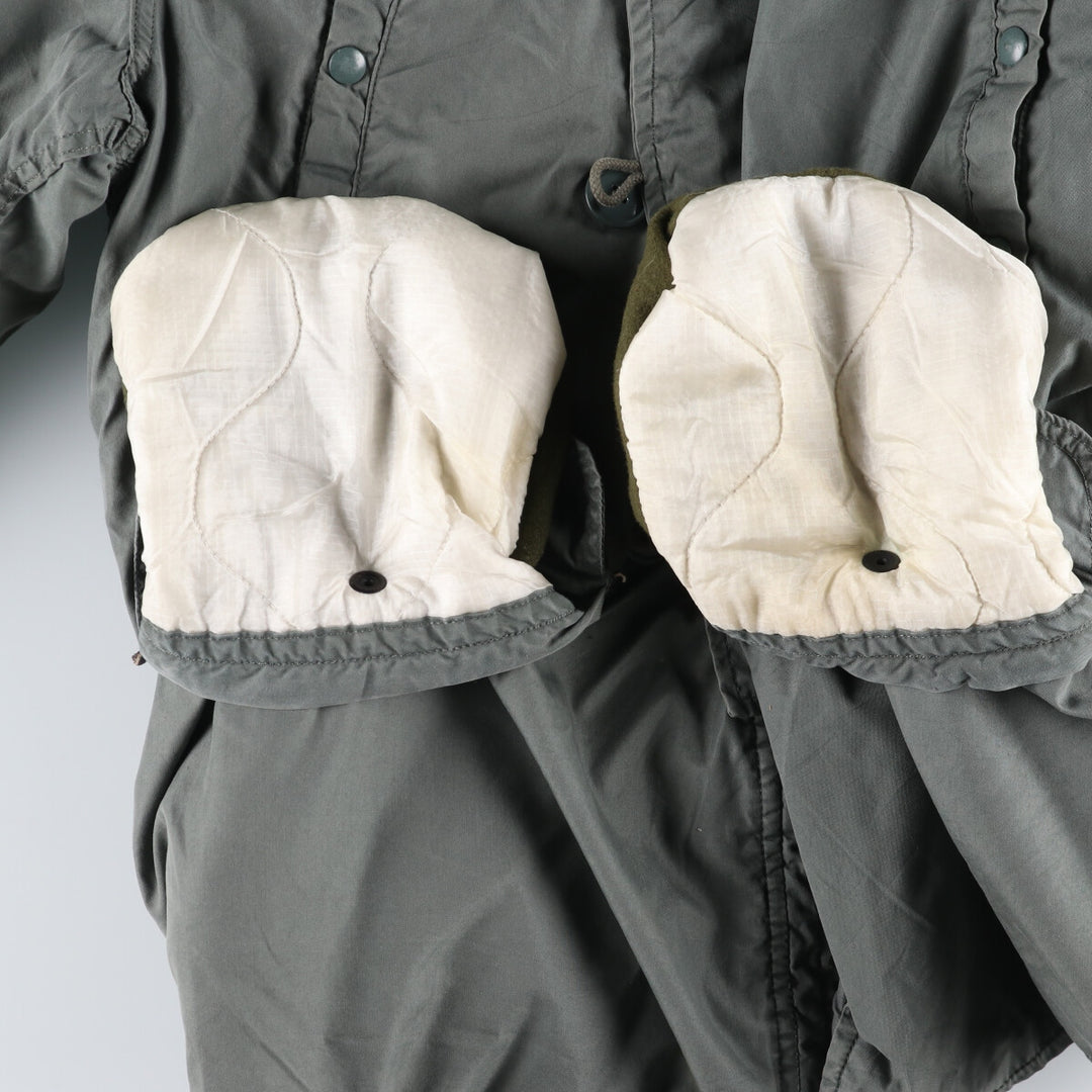 Authentic US military N-3B flight jacket from the 1980s, made in the USA, medium, men's size M, vintage. cotton Khaki type Vintage Second Hand