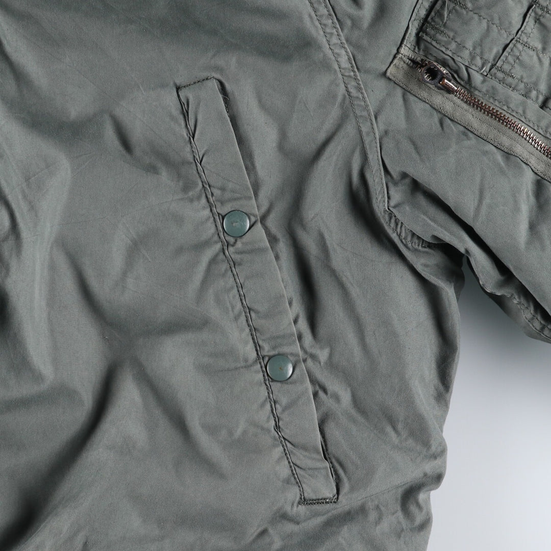Authentic US military N-3B flight jacket from the 1980s, made in the USA, medium, men's size M, vintage. cotton Khaki type Vintage Second Hand
