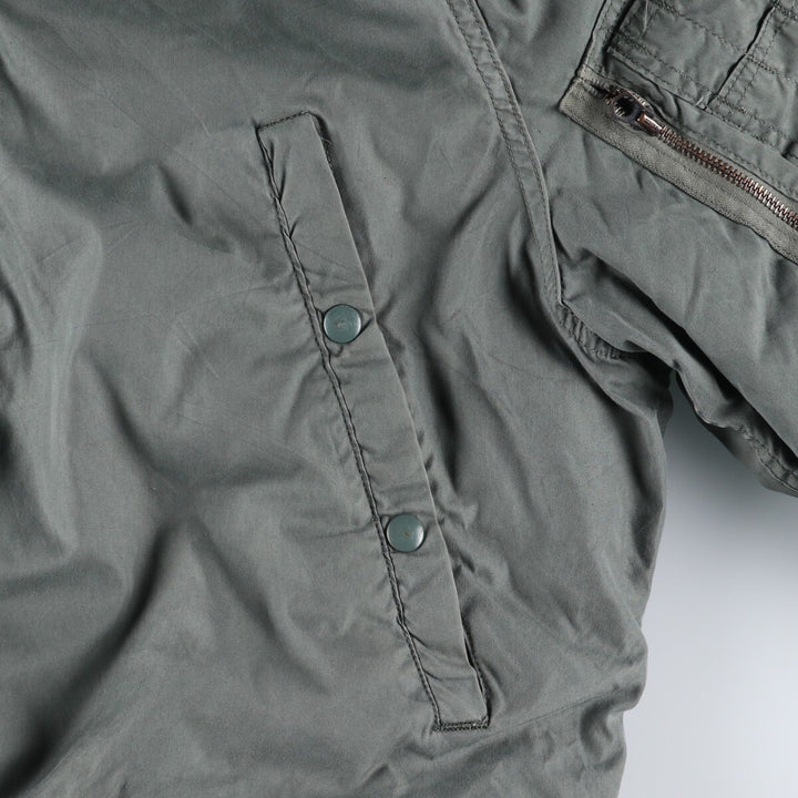 Authentic US military N-3B flight jacket from the 1980s, made in the USA, medium, men's size M, vintage. cotton Khaki type Vintage Second Hand