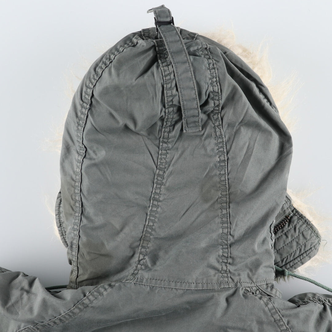 Authentic US military N-3B flight jacket from the 1980s, made in the USA, medium, men's size M, vintage. cotton Khaki type Vintage Second Hand