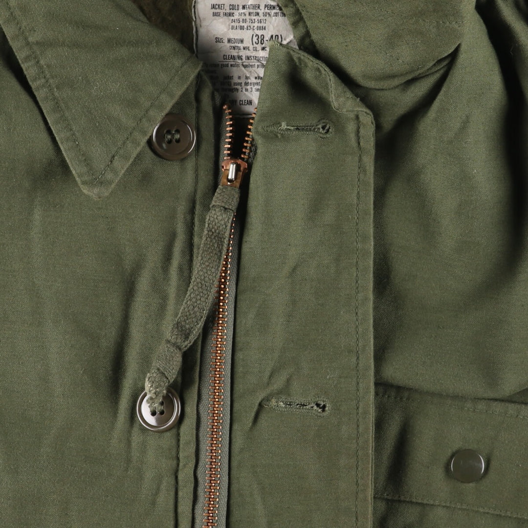 80'S US military A-2 military deck jacket made in USA MEDIUM (38-40) equivalent to men's M Vintage /evb010179