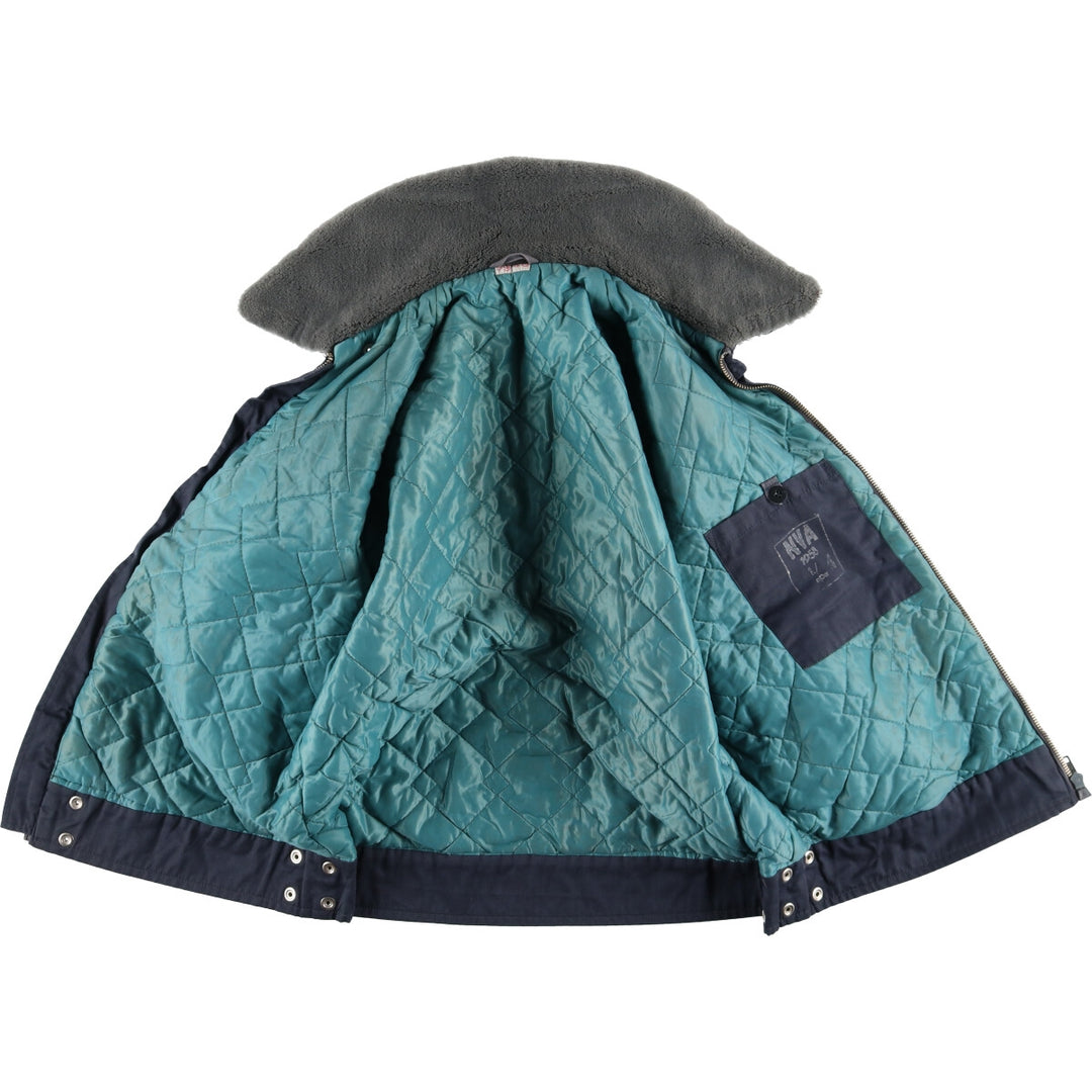 Former East German Army NVA padded military flight jacket, men's size L, vintage /evb010184