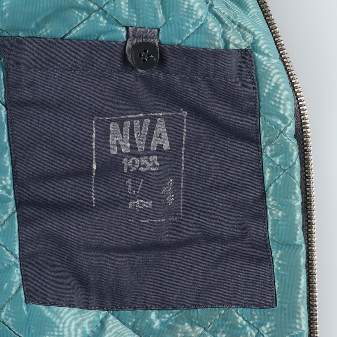 Former East German Army NVA padded military flight jacket, men's size L, vintage /evb010184