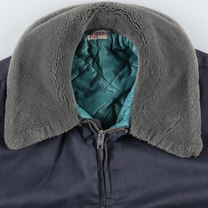 Former East German Army NVA padded military flight jacket, men's size L, vintage /evb010184