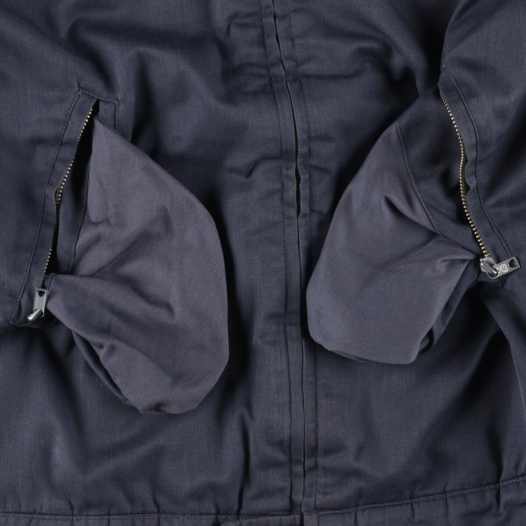 Former East German Army NVA padded military flight jacket, men's size L, vintage /evb010184