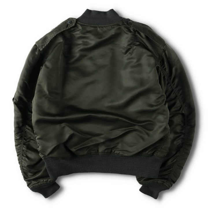 1960'S US Military L-2B Military Flight Jacket MEDIUM Men's M Nylon Khaki type Vintage Second Hand