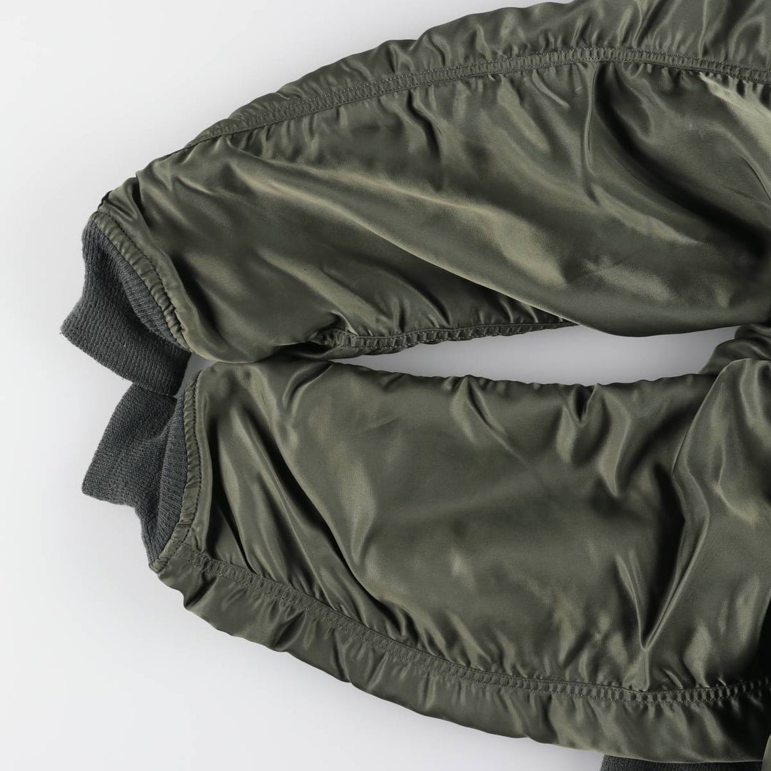 1960'S US Military L-2B Military Flight Jacket MEDIUM Men's M Nylon Khaki type Vintage Second Hand