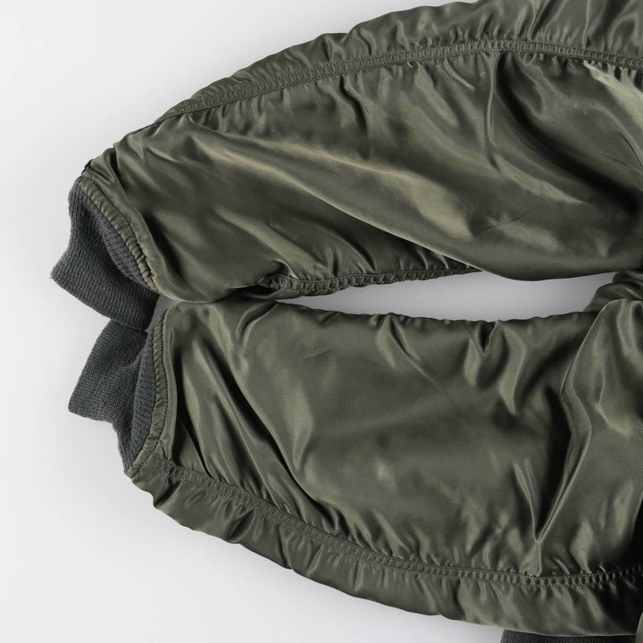 1960'S US Military L-2B Military Flight Jacket MEDIUM Men's M Nylon Khaki type Vintage Second Hand