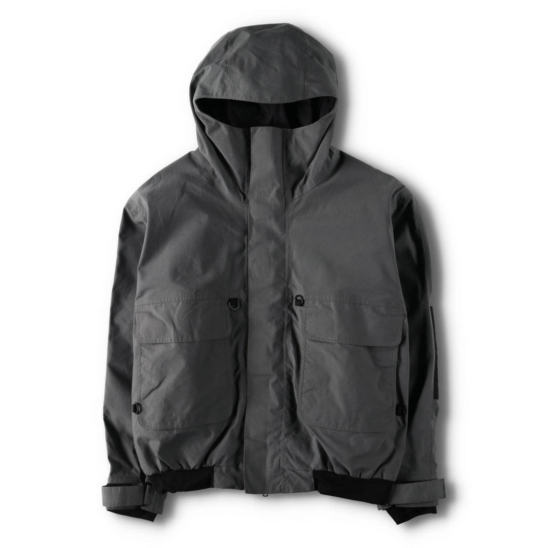 90s~00'S Cabelas Gore-Tex Fishing Jacket Wading Jacket Nylon Parka Men's L size Nylon gray type Vintage Second Hand