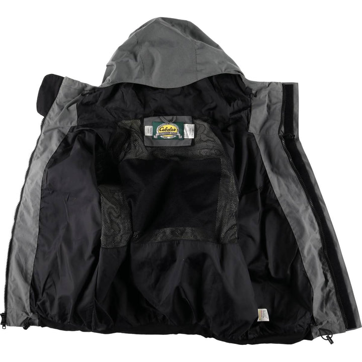 90s~00'S Cabelas Gore-Tex Fishing Jacket Wading Jacket Nylon Parka Men's L size Nylon gray type Vintage Second Hand