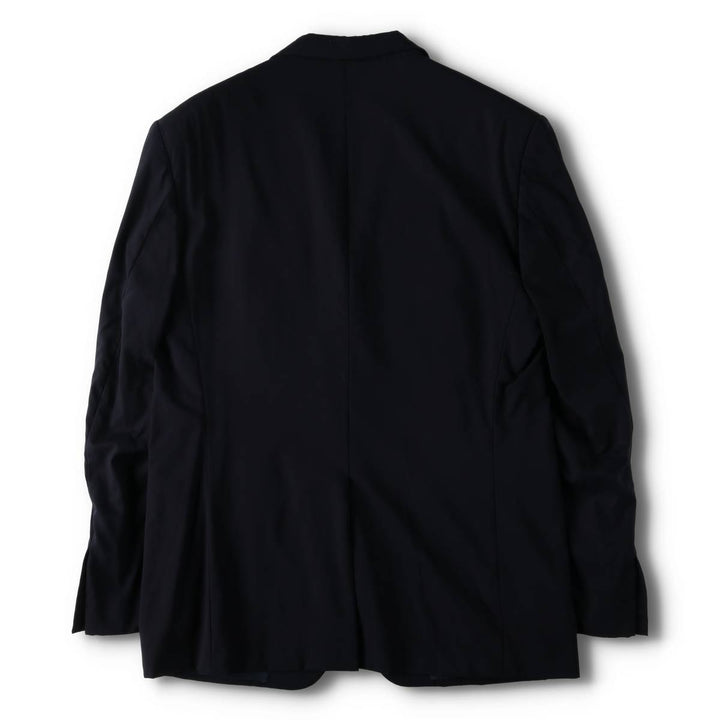 ~90'S PRADA PRADA MILANO Tailored Jacket Made in Italy Men's L size unclear navy blue type Vintage Second Hand