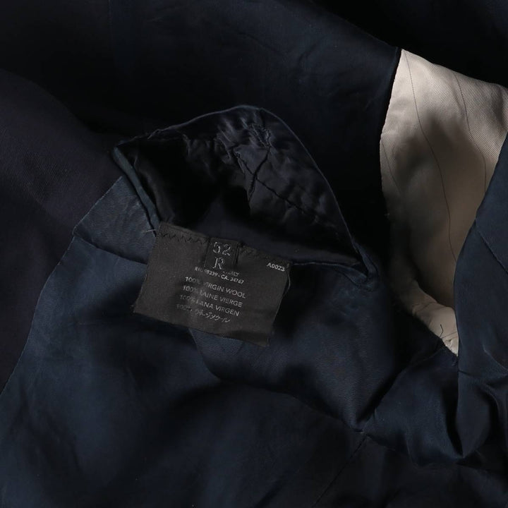 ~90'S PRADA PRADA MILANO Tailored Jacket Made in Italy Men's L size unclear navy blue type Vintage Second Hand