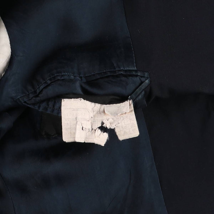 ~90'S PRADA PRADA MILANO Tailored Jacket Made in Italy Men's L size unclear navy blue type Vintage Second Hand