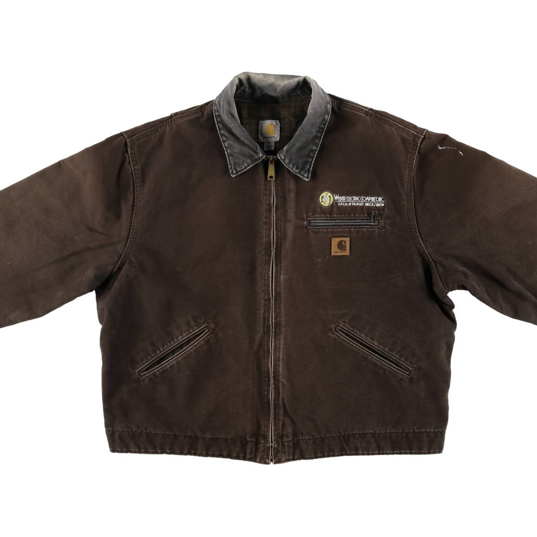 Carhartt Detroit Jacket Duck Work Jacket Men's XL equivalent /evb010239