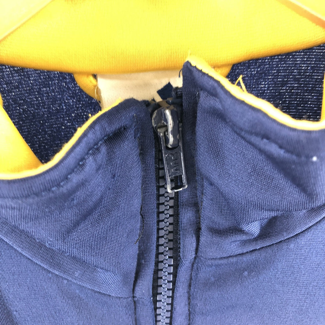 90'S Adidas Back Logo Jersey Track Jacket Men's XL polyester navy blue type Vintage Second Hand