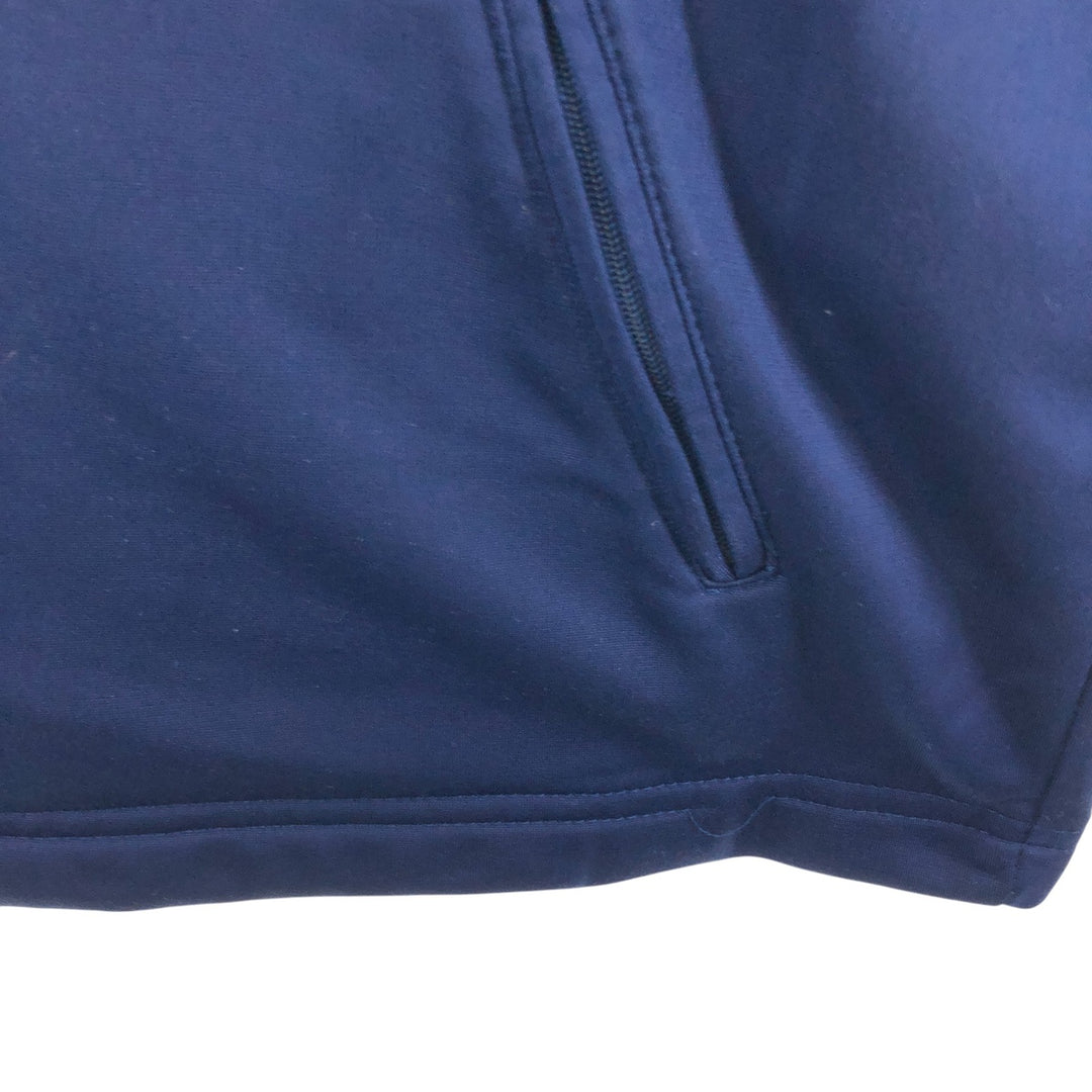 90'S Adidas Back Logo Jersey Track Jacket Men's XL polyester navy blue type Vintage Second Hand