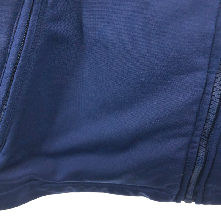 90'S Adidas Back Logo Jersey Track Jacket Men's XL polyester navy blue type Vintage Second Hand
