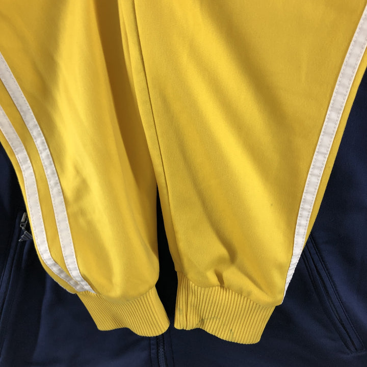 90'S Adidas Back Logo Jersey Track Jacket Men's XL polyester navy blue type Vintage Second Hand