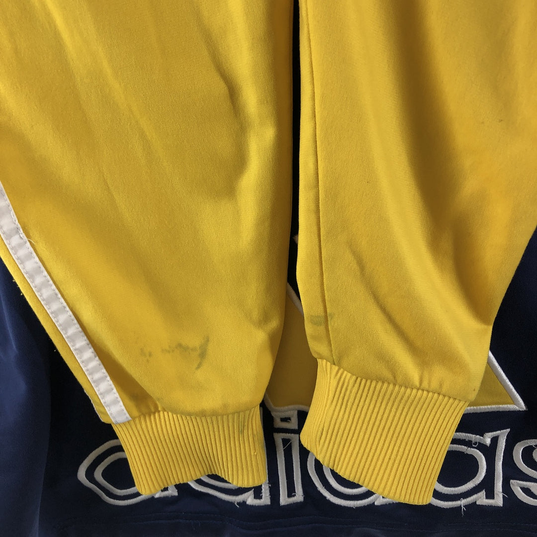 90'S Adidas Back Logo Jersey Track Jacket Men's XL polyester navy blue type Vintage Second Hand