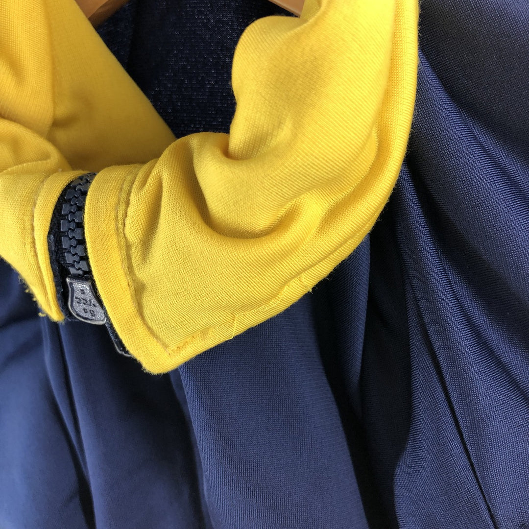 90'S Adidas Back Logo Jersey Track Jacket Men's XL polyester navy blue type Vintage Second Hand