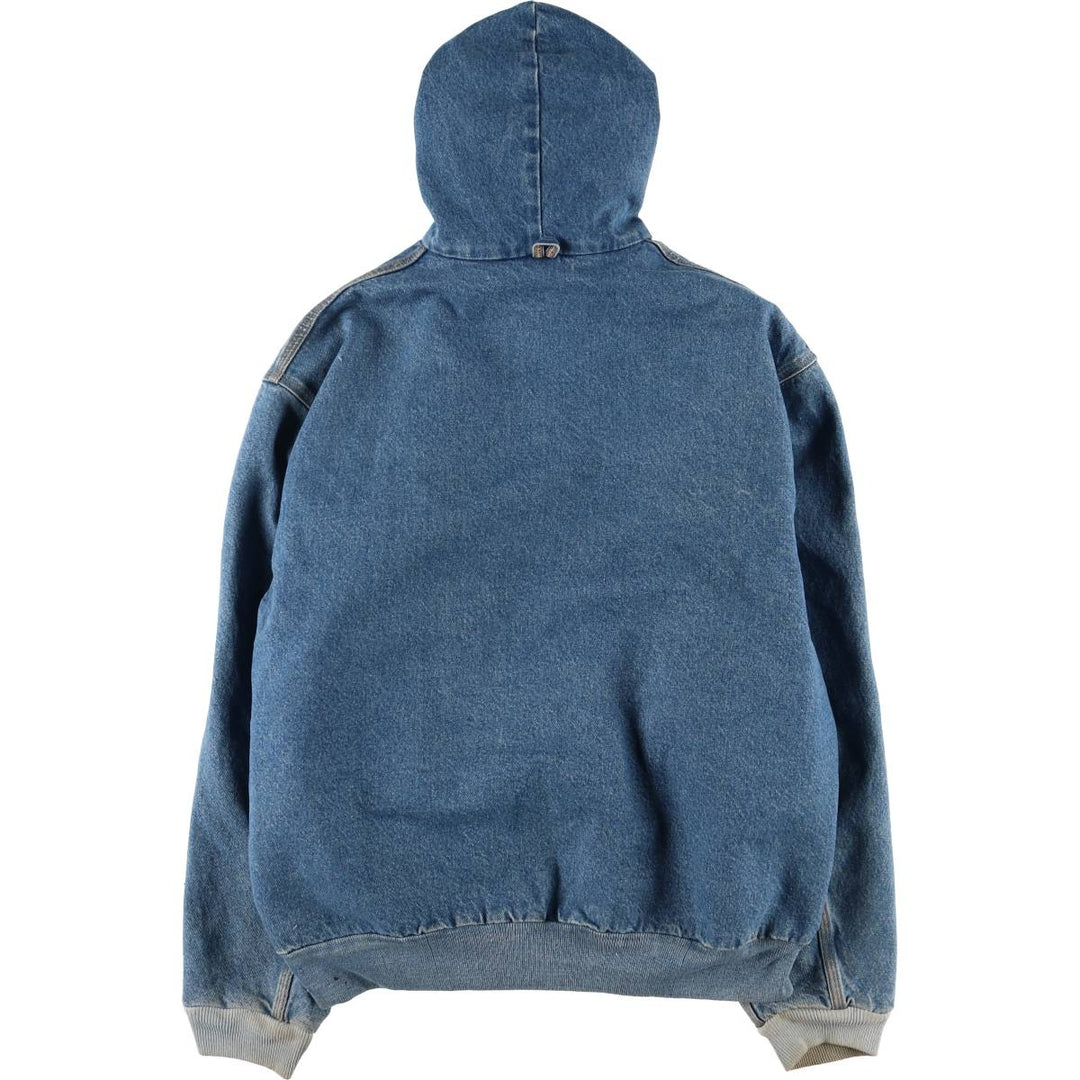 Carhartt Active Jacket Denim Parka Men's XXL cotton blue type Vintage Second Hand