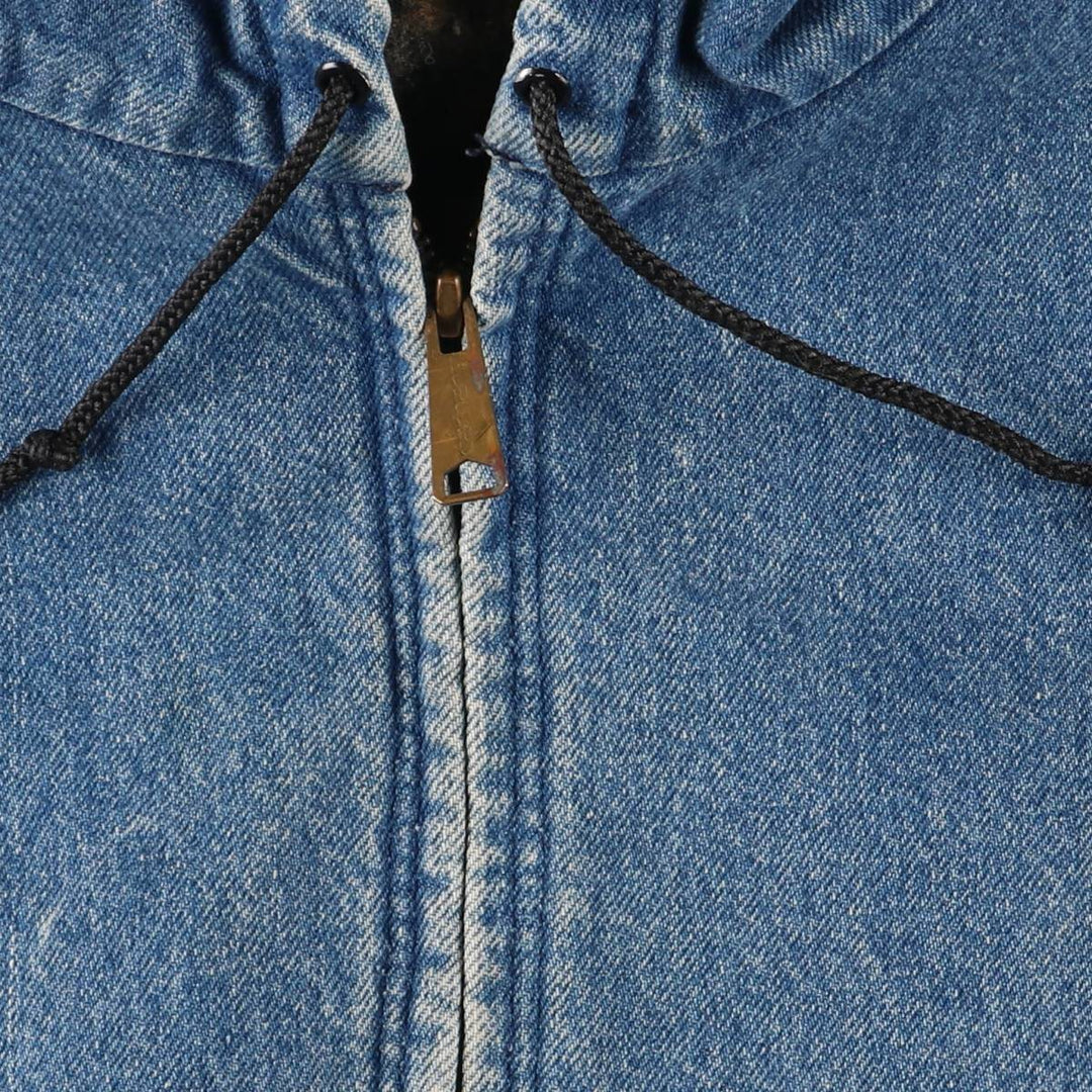 Carhartt Active Jacket Denim Parka Men's XXL cotton blue type Vintage Second Hand