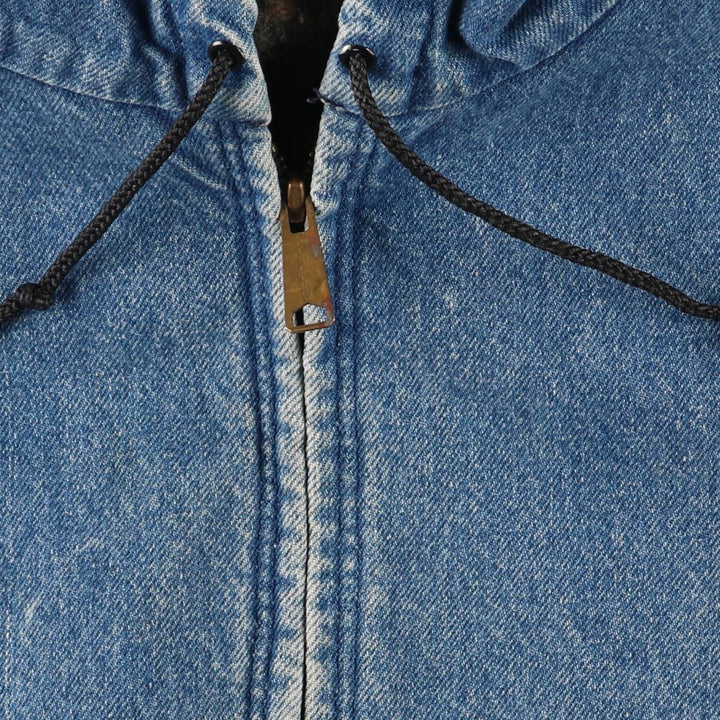Carhartt Active Jacket Denim Parka Men's XXL cotton blue type Vintage Second Hand