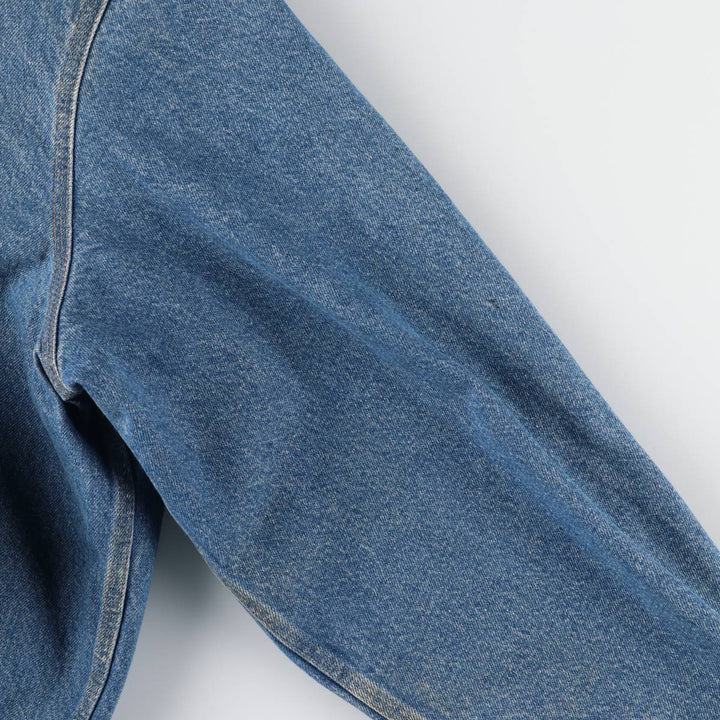 Carhartt Active Jacket Denim Parka Men's XXL cotton blue type Vintage Second Hand
