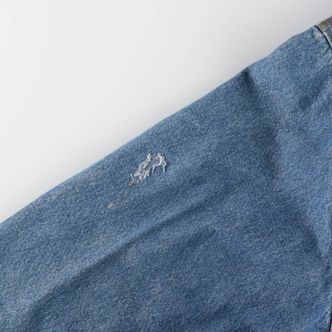 Carhartt Active Jacket Denim Parka Men's XXL cotton blue type Vintage Second Hand