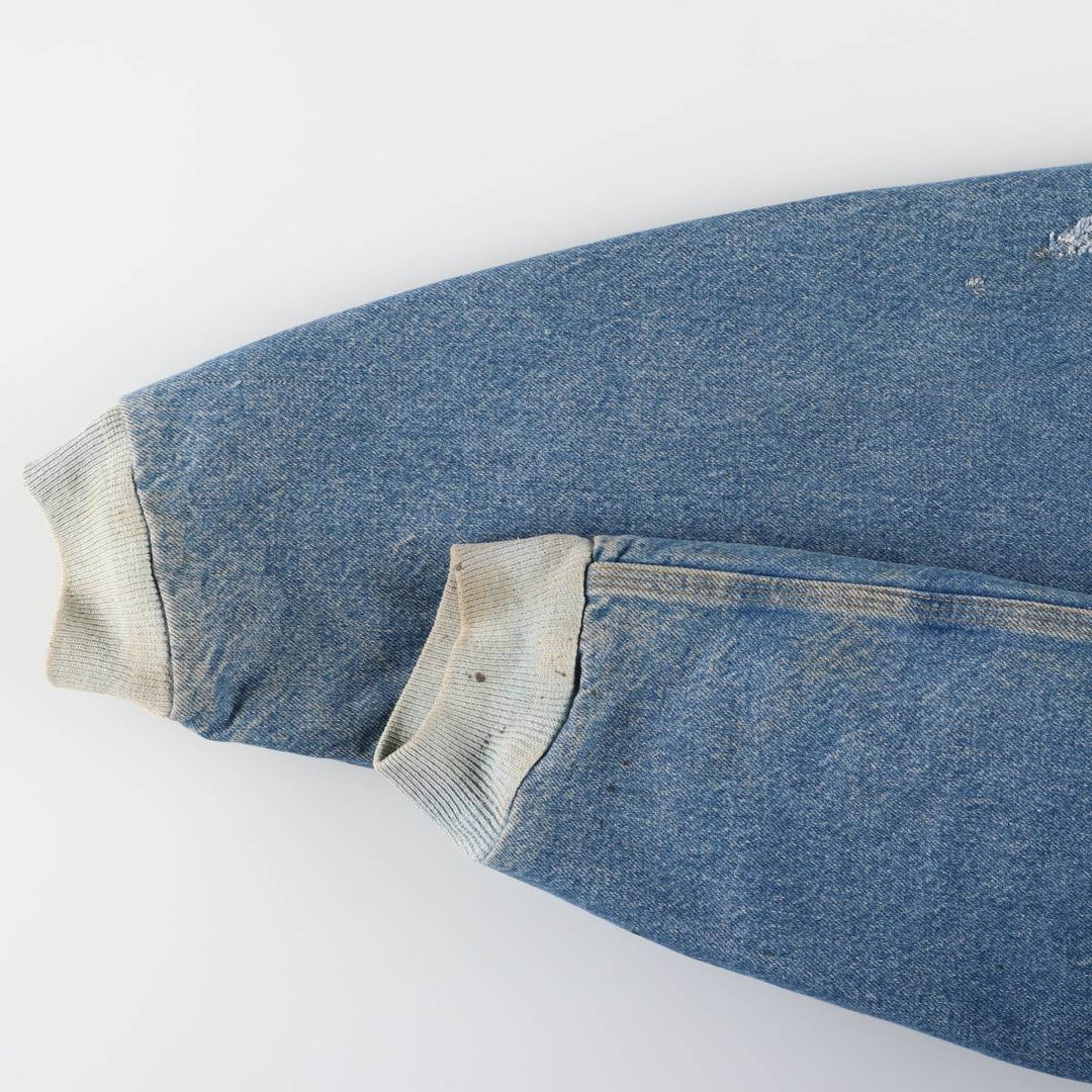 Carhartt Active Jacket Denim Parka Men's XXL cotton blue type Vintage Second Hand